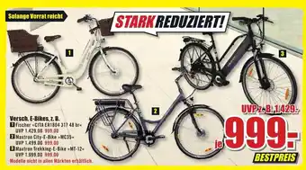 B1 Discount Baumarkt 3 Maxtron Trekking-E-Bike » MT-12<< Angebot