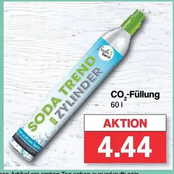 Famila Nord West SODA TREND ZYLINDER CO₂-Füllung 60 l Angebot