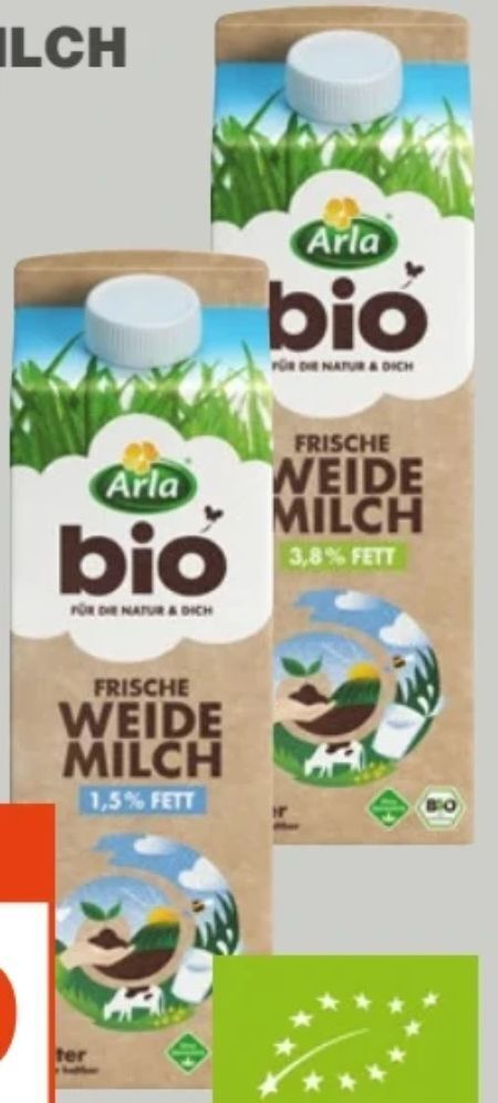 mein real Bio weidemilch Angebot