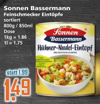 Klaas und Kock Sonnen Bassermann Feinschmecker Eintöpfe 800g/850ml Angebot