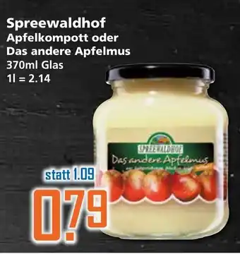 Klaas und Kock Spreewaldhof Apfelkompott oder Das andere Apfelmus 370ml Angebot