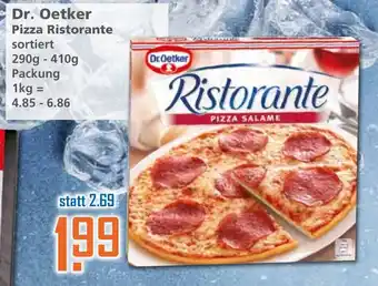 Klaas und Kock Dr. Oetker Pizza Ristorante 290-410g Angebot