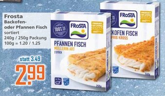 Klaas und Kock Frosta Backofen oder Pfannen Fisch 240/250g Angebot