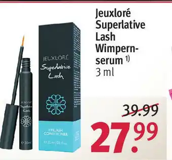 Rossmann Jeuxloré Superlative Lash Wimpernserum 3ml Angebot