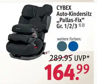 Rossmann Cybex Auto Kindersitz Pallas Fix Angebot