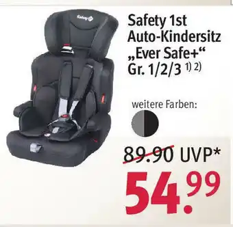 Rossmann Safety 1st Auto Kindersitz Ever Safe+ Angebot