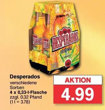 Famila Nord West Desperados 4 x 0,33-L-Flasche zzgl. 0.32 Pfand (11 = 3.78) Angebot