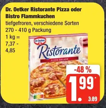 Edeka Frischemarkt Dr. Oetker Ristorante Pizza oder Bistro Flammkuchen 270-410g Angebot