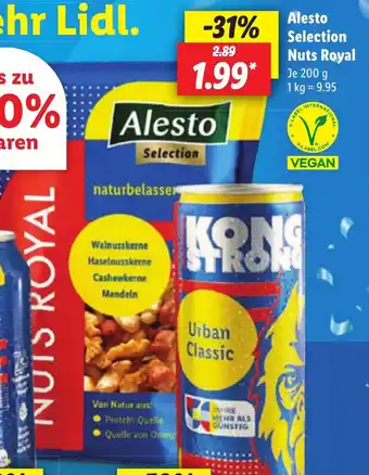 Lidl Alesto Selection Nuts Royal, 200 g Angebot