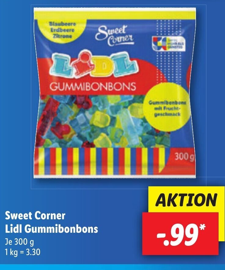 Sweet Corner Lidl Gummibonbons Je 300 g Angebot bei Lidl
