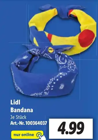 Lidl Lidl Bandana Angebot