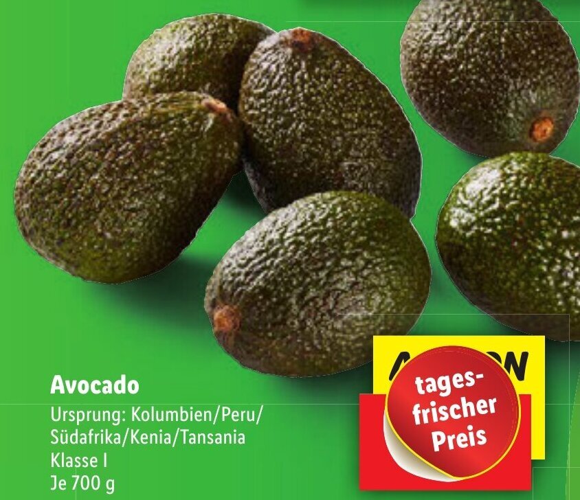 Avocado 700 g Angebot bei Lidl