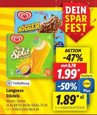 Lidl Langnese Stieleis Angebot