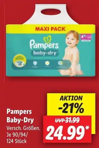 Lidl Pampers Baby-Dry Angebot