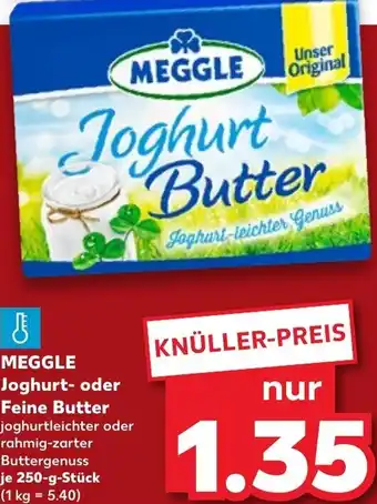 Kaufland MEGGLE Joghurt- oder Feine Butter 250g Angebot