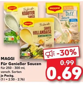 Kaufland MAGGI Für Genießer Saucen  250-300ml Angebot