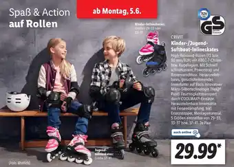 Lidl Kinder-/Jugend-Softboot-Inlineskates Angebot