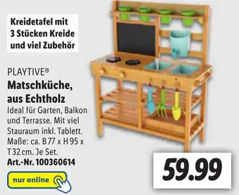 Lidl Matschküche, aus Echtholz Maße: ca. B 77 x H 95 x T32 cm. Angebot