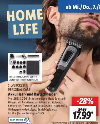 Lidl Akku Haar- und Bartschneider Angebot