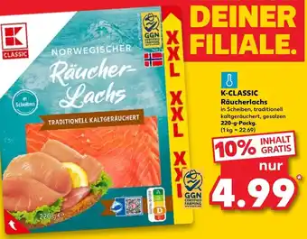 Kaufland K-CLASSIC Räucherlachs 220g Angebot