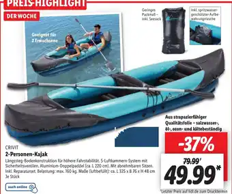 Lidl CRIVIT 2-Personen-Kajak Angebot