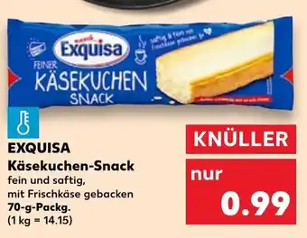 Kaufland EXQUISA Käsekuchen-Snack 70g Angebot