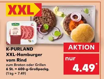 Kaufland K-PURLAND XXL-Hamburger 600g Angebot