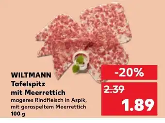 Kaufland WILTMANN Tafelspitz mit Meerrettich 100g Angebot