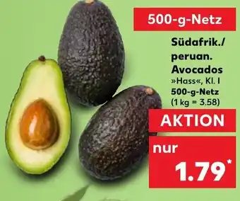 Kaufland Südafrik./ peruan. Avocados >>500g netz Angebot