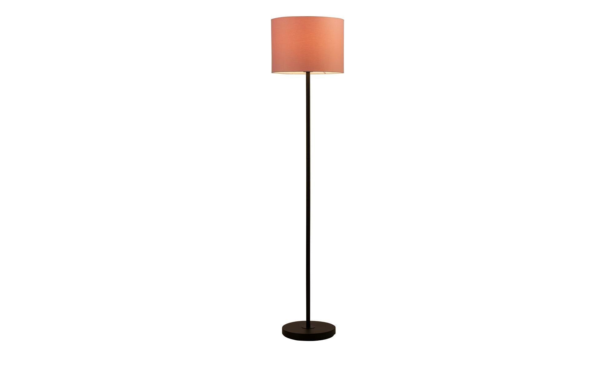 Höffner Stehleuchte, 1-flammig, stoffschirm rosa Angebot