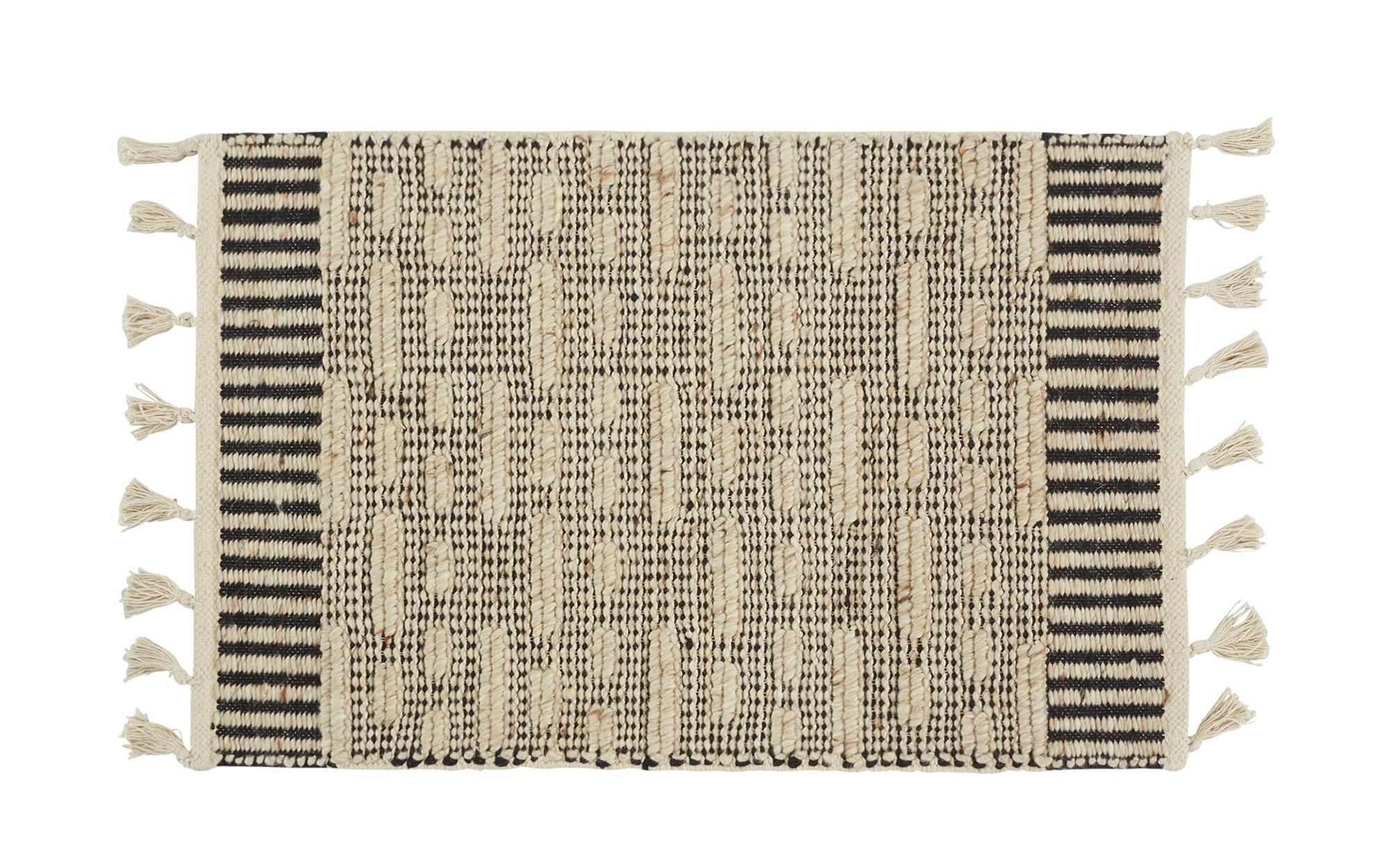 Höffner Handwebteppich  black coast Angebot