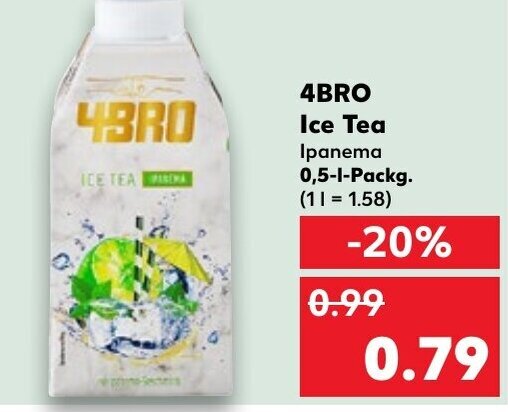 Kaufland 4BRO Ice Tea  0,5l Angebot