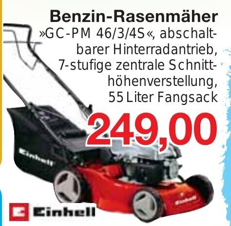 Jawoll Benzin-Rasenmäher Angebot