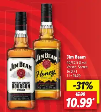 Lidl JIM BEAM 750 mL Angebot