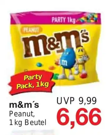 Jawoll m&m's Peanut, 1 kg Beutel Angebot