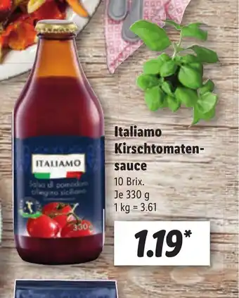 Lidl Italiamo Kirschtomaten- sauce 330 g Angebot