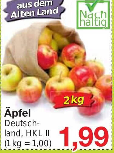 Jawoll Äpfel 2kg Angebot