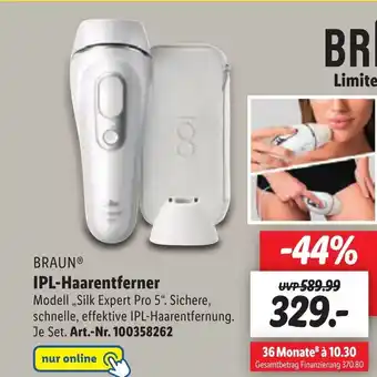 Lidl IPL-Haarentferner Angebot