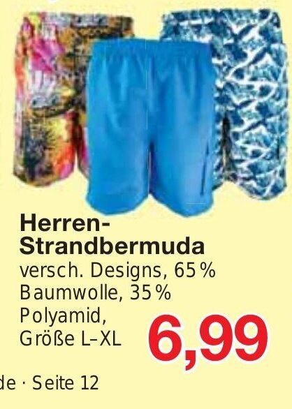 Jawoll Herren- Strandbermuda Angebot