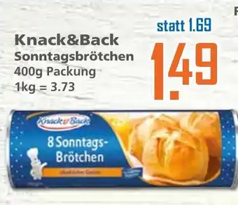 Klaas und Kock Knack & Back Sonntagsbrötchen 400g Angebot