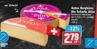 Hit Anton Bergkäse, Die Scharfe Anna 100g Angebot