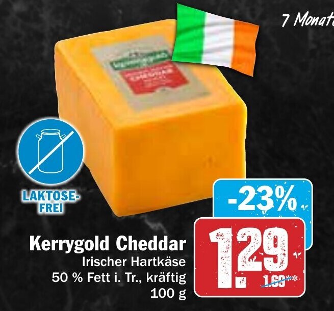 Hit Kerrygold Cheddar 100g Angebot