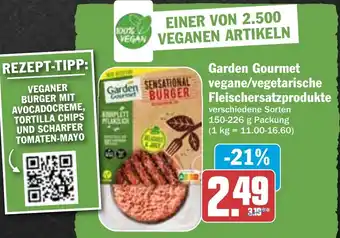 Hit Garden Gourmet vegane/vegetarische Fleischersatzprodukte 150-226g Angebot