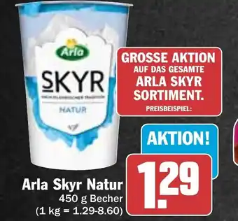 Hit Arla Skyr Natur 450g Becher Angebot