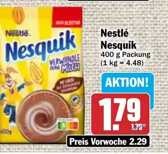 Hit Nestlé Nesquik 400 g Angebot