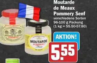 Hit Moutarde de Meaux Pommery Senf 96-100g Angebot