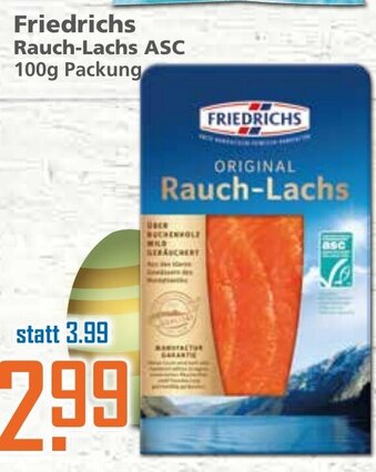 Klaas und Kock Friedrichs Rauch Lachs ASC 100g Angebot