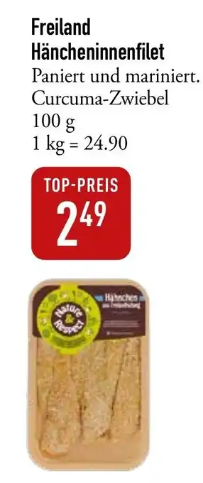Galeria Markthalle Freiland Häncheninnenfilet Paniert und mariniert. Curcuma-Zwiebel 100g Angebot