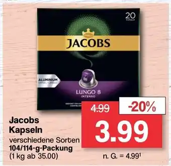 Famila Nord West Jacobs Kapseln verschiedene Sorten 104/114-g-Packung Angebot