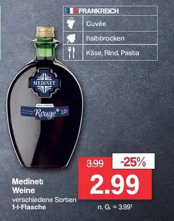 Famila Nord West Medinet Weine 750ml Angebot